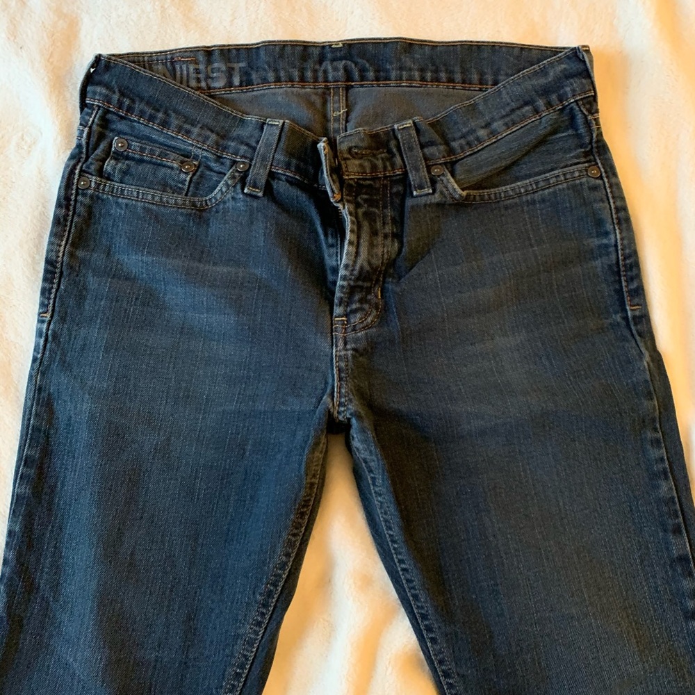 Bullhead men’s skinny jeans dark blue